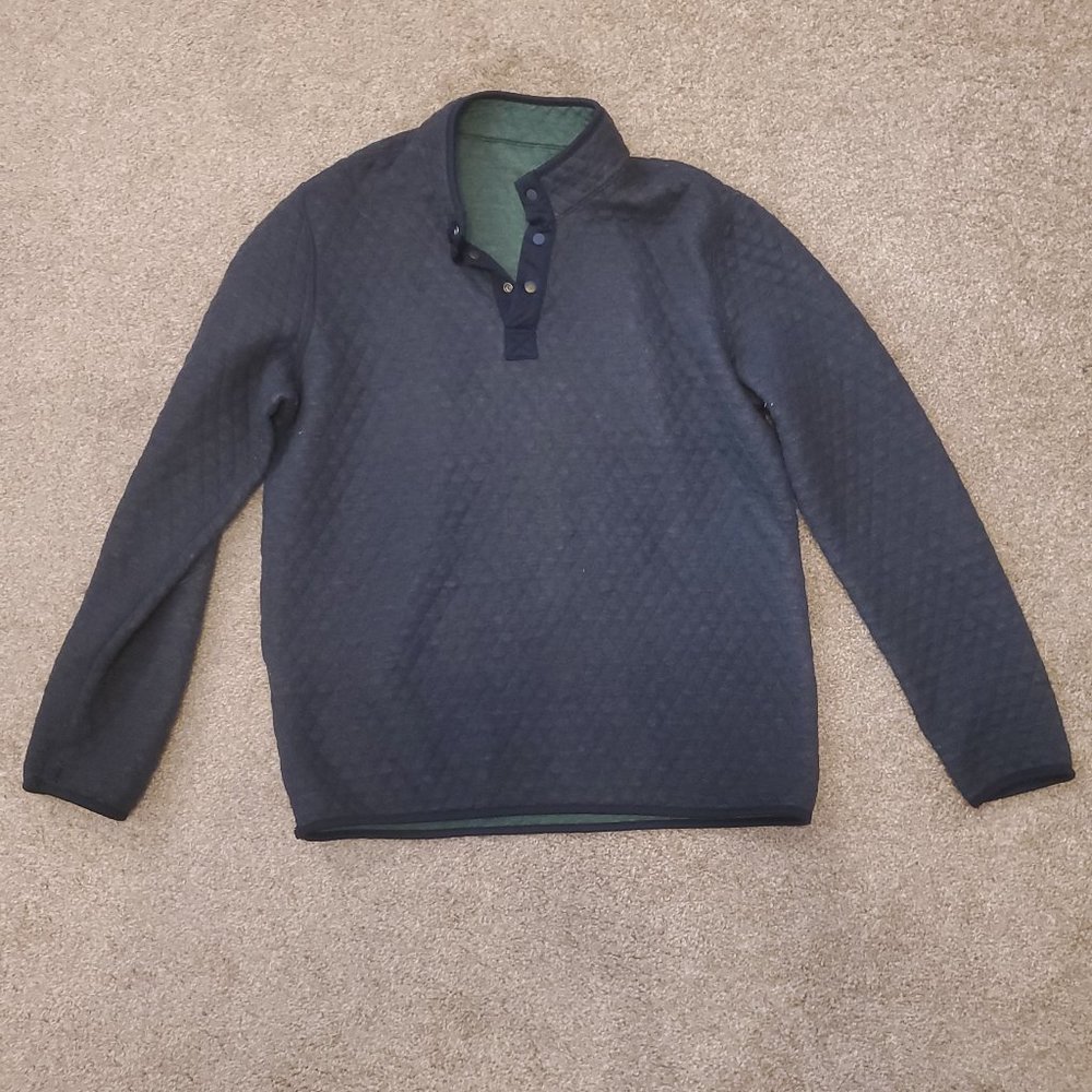 Marine Layer Corbet Reversible Quilted Pullover